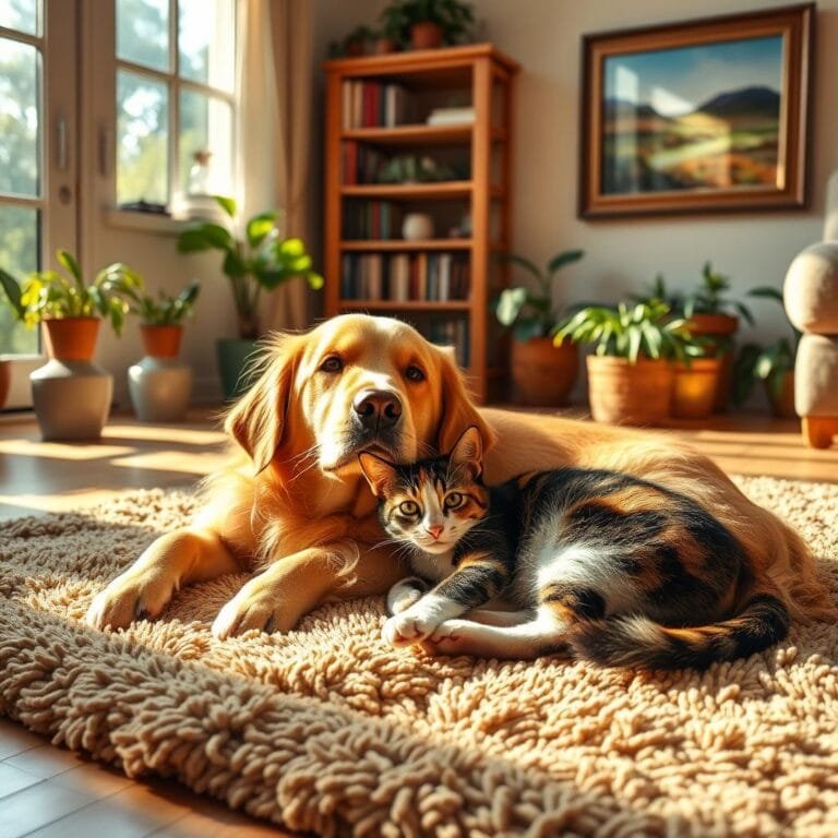 Como fazer cães e gatos amigos em sua casa